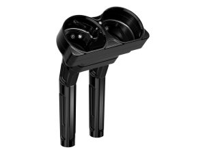10in. Method Kickback Risers & Gauge Bezel- Black. Fits 2015-2023 Road Glide Models with 1in. Handlebar.