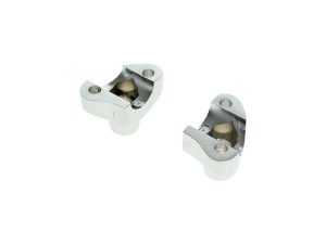 1-1/8in. Straight Risers - Chrome. Fits 1in. Handlebar. Fits Under The OEM Handlebar Clamp Cover on FLH 1977-1984