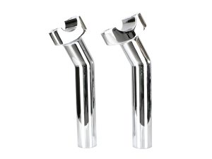 6-1/2in. Pullback Risers - Chrome. Fits 1in. Handlebar.
