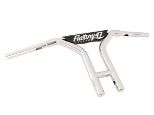 12in. x 1-1/4in. MX47 Straight T-Bar Handlebar - Chrome.