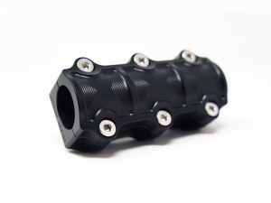 1.5in. Straight One Piece Big Block Riser Kit - Black. Fits 1.25in. Handlebar.