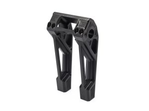8in. Straight Fastback Risers - Black. Fits Softail Street Bob, Breakout, Low Rider ST and Standard 2018up. (FXBR must change bars)