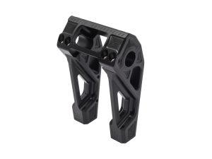 6in. Straight Fastback Risers - Black. Fits Softail Street Bob, Breakout, Low Rider ST and Standard 2018up. (FXBR must change bars)