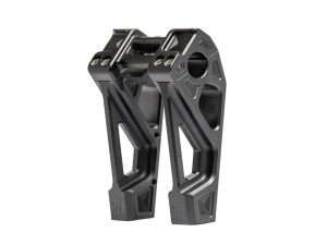 6in. Straight Fastback Risers - Black.