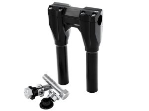8in. Straight x 1in. Clamp Isolated Riser Kit - Black.