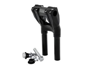 10in. Kickback x 1-1/8in. Clamp Isolated Riser Kit - Black.