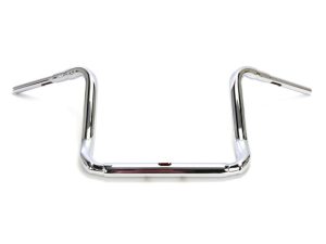12in. x 1-1/2in. Grande Traditional Ape Handlebar - Chrome. Fits Ultra Models 2014up and Street Glide 2014-2023