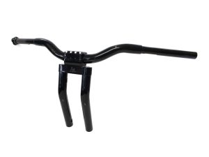 13in. x 1-1/4in. Pullback Kage Fighter Handlebar - Gloss Black.