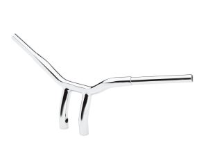 8in. x 1-1/4in. Pullback One Piece Kage Fighter Handlebar - Chrome.