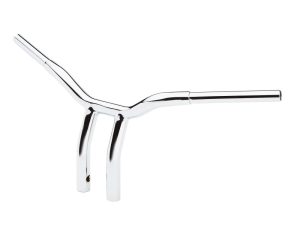 10in. x 1-1/4in. Pullback One Piece Kage Fighter Handlebar - Chrome.