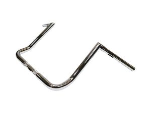 14in. x 1-1/4in. Twin Peaks Handlebar - Chrome. Fits Ultra Models 1996up and Street Glide 1996-2023