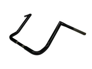 14in. x 1-1/4in. Twin Peaks Handlebar - Gloss Black. Fits Ultra Models 1996up and Street Glide 1996-2023