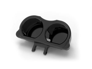 Performance Risers Gauge Mount - Gloss Black. Fits Road Glide 2015-2023