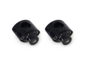 1-1/2in. Straight Two Piece Riser Kit - Gloss Black. Fits 1.25in. Handlebar.