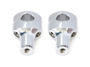 3in. Straight Two Piece Riser Kit - Chrome. Fits 1.25in. Handlebar.
