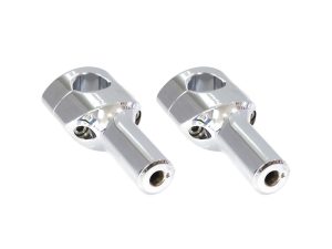 4in. Straight Two Piece Riser Kit - Chrome. Fits 1.25in. Handlebar.