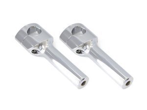 6in. Straight Two Piece Riser Kit - Chrome. Fits 1.25in. Handlebar.