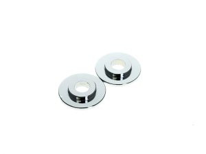 Riser Adapters - Chrome. Softail Deuce 2000-2007
