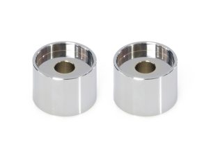 1in. Tall x 1.5in. Thick Riser Spacers - Chrome.
