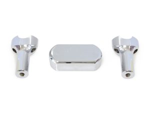 4in. Straight One Piece Riser Kit - Chrome. Fits 1.25in. Handlebar.