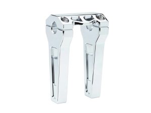 6in. Straight Performance Risers for 1-1/4in. Bars - Chrome.