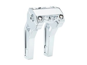 6in. Pullback Performance Risers for 1-1/4in. Bars - Chrome.