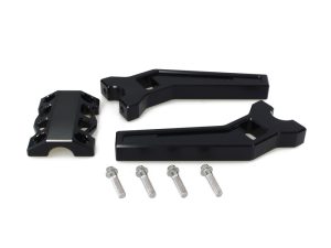 8in. Pullback Performance Risers for 1-1/4in. Bars - Black.