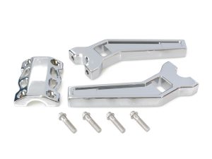 8in. Pullback Performance Risers for 1-1/4in. Bars - Chrome.