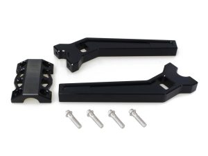10in. Pullback Performance Risers for 1-1/4in. Bars - Black.