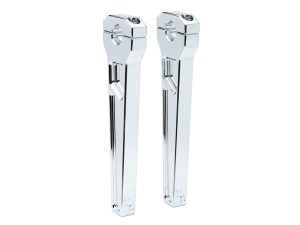 10in. Straight Two Piece Riser Kit - Chrome. Fits 1-1/8in. Handlebar.