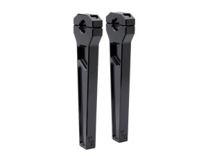 10in. Straight Two Piece Riser Kit - Black. Fits 1-1/8in. Handlebar.