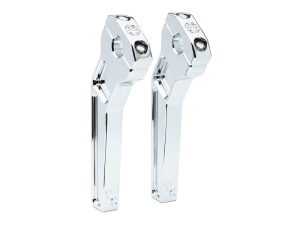 8in. Pullback Two Piece Riser Kit - Chrome. Fits 1-1/8in. Handlebar.