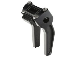 6.5in. Pull Back Thrashin Risers - Black. Fits Softail Street Bob, Breakout, Low Rider ST and Standard 2018up (FXBR must change bars)