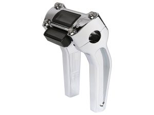 6.5in. Pull Back Thrashin Risers - Chrome. Fits Softail Street Bob, Breakout, Low Rider ST and Standard 2018up (FXBR must change bars)