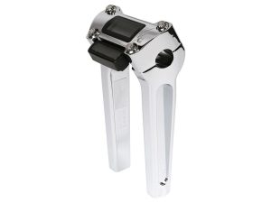 8in. Straight Thrashin Risers - Chrome. Fits Softail Street Bob, Breakout, Low Rider ST and Standard 2018up (FXBR must change bars)