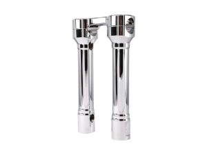 8in. Hole Shot Risers - Chrome