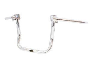 10in. x 1-1/4in. KlipHanger Handlebar - Chrome. Fits Road Glide 2015-2023 & Road King Special 2017up