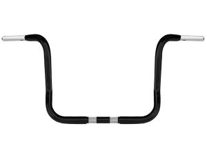 12-1/2in. x 1-1/4in. Chubby Bagger Ape Handlebar - Gloss Black. Fits Ultra and Street Glide Models 1996up