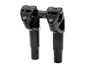7in. Kickback x 1-1/8in. Clamp Workman Riser Kit - Black