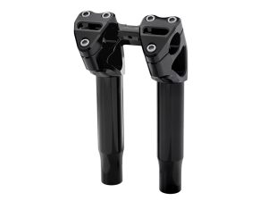 9in. Kickback x 1-1/8in. Clamp Workman Riser Kit - Black